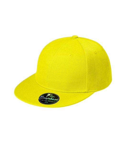 MALFINI Rap 6P siltes sapka - Citromsárga | unisex
