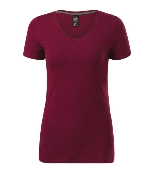 MALFINI Női póló Action V-neck - Garnet | XL