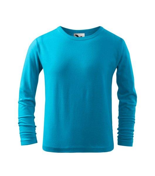 MALFINI Gyerek hosszú ujjú póló Long Sleeve - Türkiz | 134 cm (8 éves)