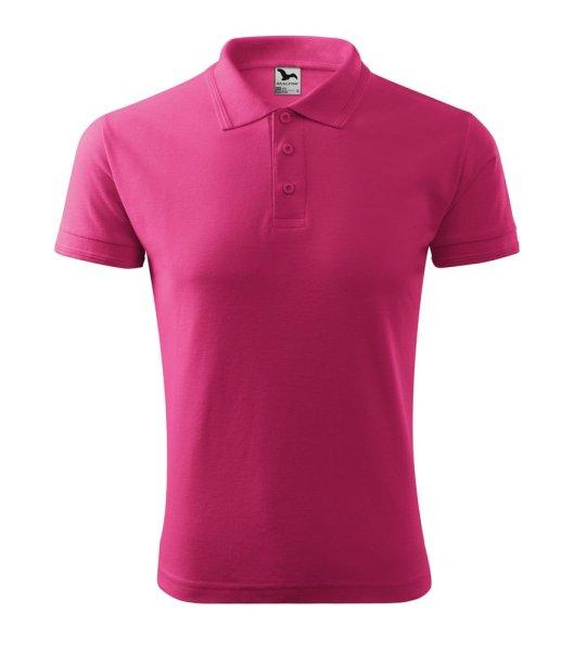MALFINI Férfi galléros póló Pique Polo - Bíborvörös | 2XL