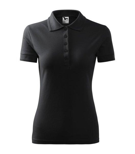 MALFINI Női galléros póló Pique Polo - Ebony gray | 2XL