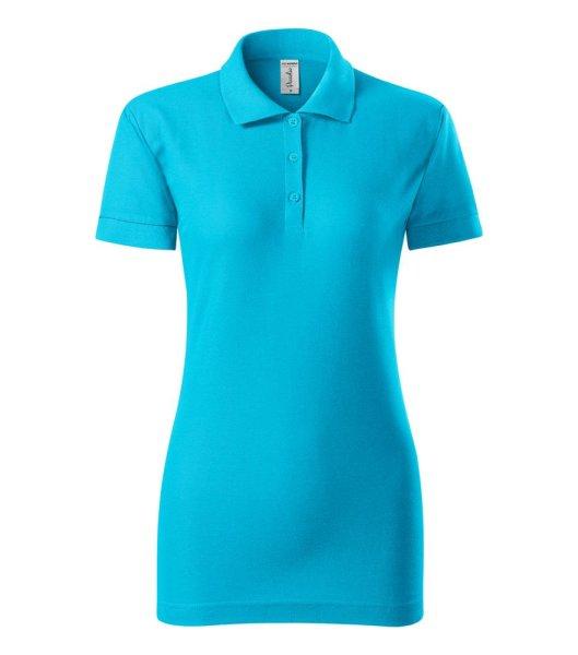 MALFINI Pique női galléros póló Joy - Türkiz | 2XL