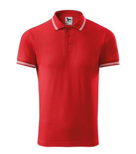 MALFINI Férfi galléros póló Urban - Piros | 2XL