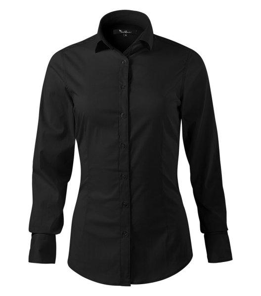 MALFINI Női hosszú ujjú ing Dynamic - Fekete | 2XL
