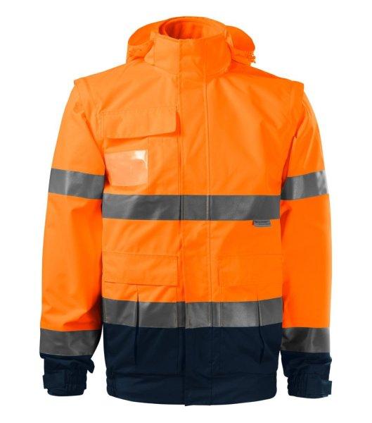 MALFINI Fényvisszaverő dzseki HV Guard 4 in 1 - Fényvisszaverő narancssárga
| 4XL