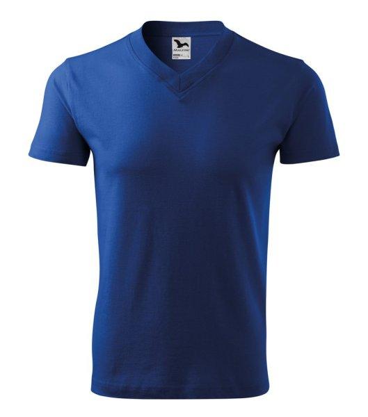 MALFINI Póló V-neck - Királykék | 3XL