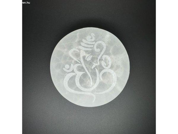 Szelenit korong Ganesha 7-8cm