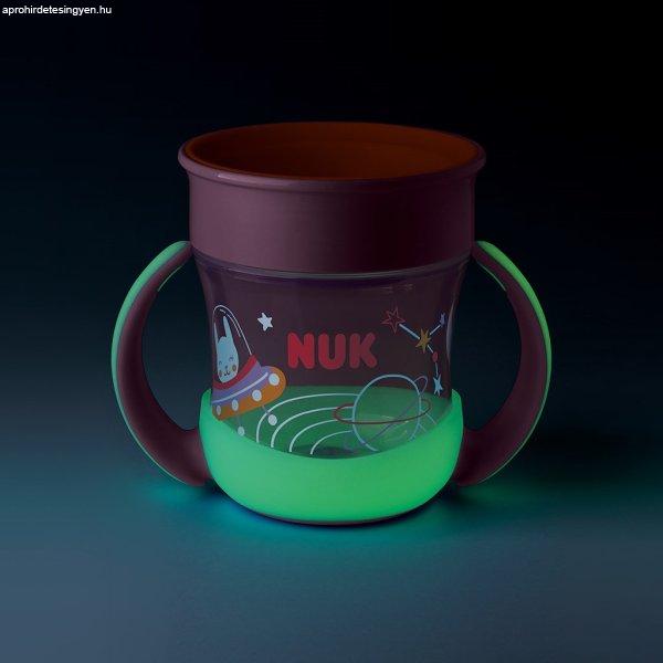 Bájos itató pohár Mini Magic NUK Cup Night 160 ml pink