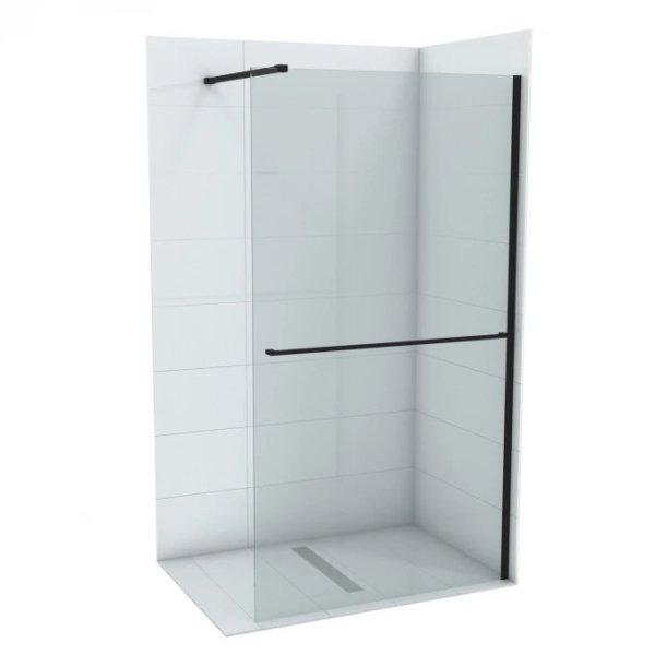 Walk-in zuhanyfal COPEN MONTE PLUS 800x2000 mm víztiszta üveg, 8 mm, matt
fekete keret
