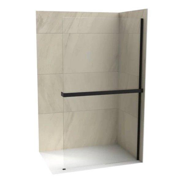 Walk-in zuhanyfal COPEN MONTE SUPERIORE 900x2000 mm víztiszta üveg, 8 mm, matt
fekete