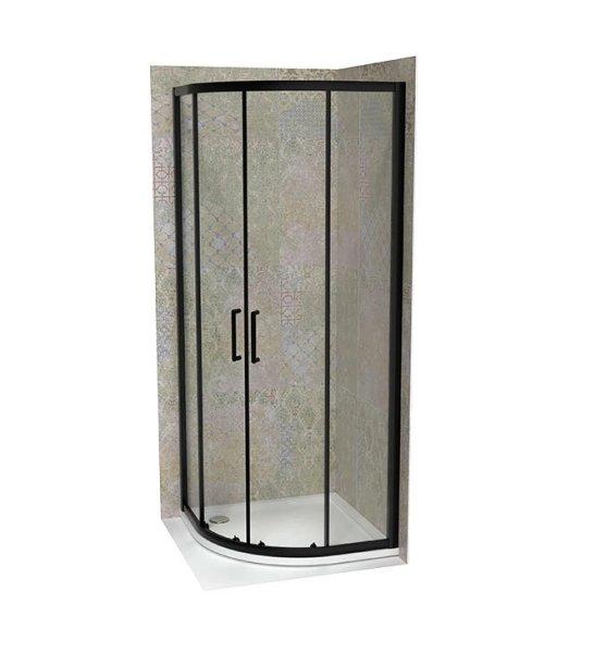 Zuhanykabin COPEN ATLAS PRO R800x1950 mm fekete sötétített üveg, 6 mm
