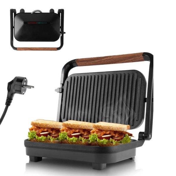 Elektromos Szendvicssütő és Kontaktgrill – 1500W, Tapadásmentes Felület,
Állítható Magasság