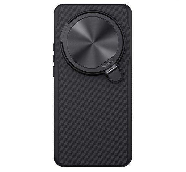 NILLKIN CARBOPROP szilikon telefonvédő (ütésállóság, aramid bevonat,
kitámasztó, karbon minta) FEKETE Xiaomi 15 Ultra