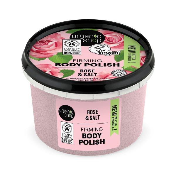 Organic Shop Rózsák és só testradír (Body Polish) 250 ml