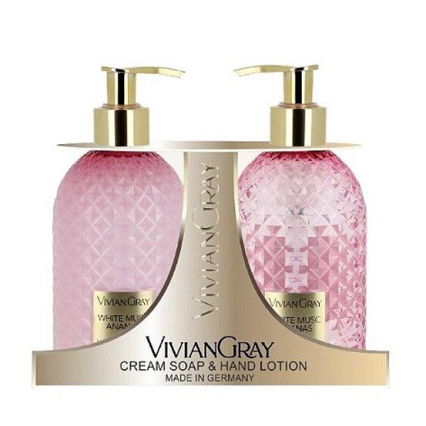 Vivian Gray Kozmetikai készlet White Musc & Ananász (Cream Soap & Hand Lotion)