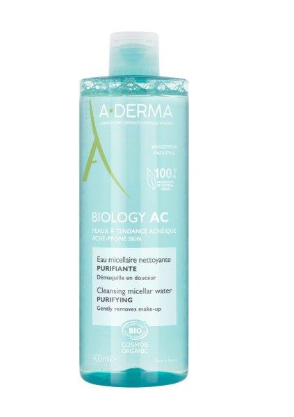A-DERMA Tisztító micellás víz Biology AC (Cleansing Micellar Water) 400 ml