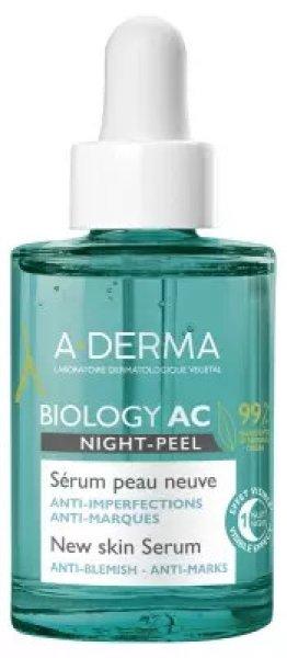 A-DERMA Éjszakai peeling szérum Biology AC Night-Peel (New Skin Serum) 30 ml