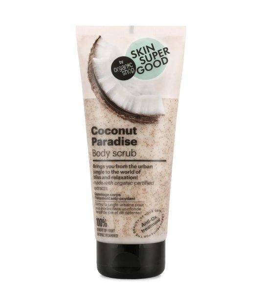 Organic Shop Testradír Kókuszos édenkert Skin Super Good (Body Scrub) 200 ml