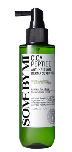 Some By Mi Öblítést nem igénylő hajhullás elleni tonik Cica Peptide (Anti
Hair Loss Derma Scalp Tonic) 150 ml