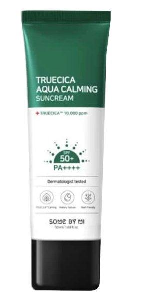 Some By Mi Gyengéd fényvédő SPF 50+ Truecica (Aqua Calming Suncream) 50 ml