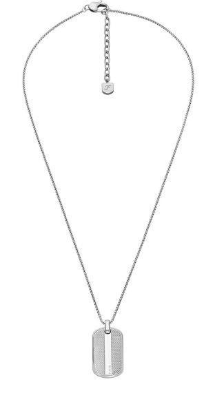 Fossil Férfi acél nyaklánc Dögcédula Knox JF04882040 JF04882040