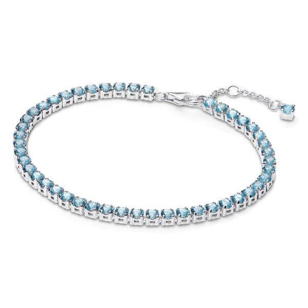 Pandora Ezüst karkötő világoskék cirkónium kövekkel Timeless 591469C03 18
cm