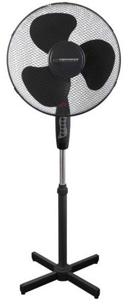 Ventilátor álló, 40 cm, Esperanza Hurricane EHF001KK, fekete