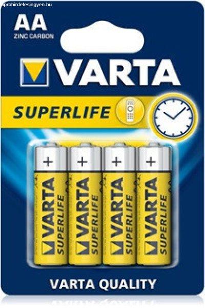 VARTA Superlife AA szén-cink ceruzaelem, 1,5V, 4 db/csomag