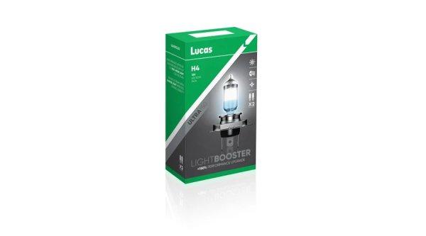 Lucas LightBooster H4 12V 60/55W P43t +150% Halogén Izzó