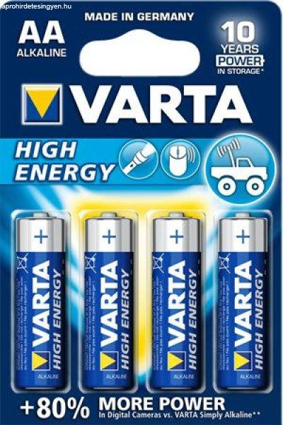  VARTA Longlife Power AA alkáli ceruzaelem, 1,5V, 4 db/csomag