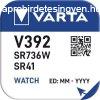 VARTA V392 (SR41) ezst-oxid gombelem, 1,55V
