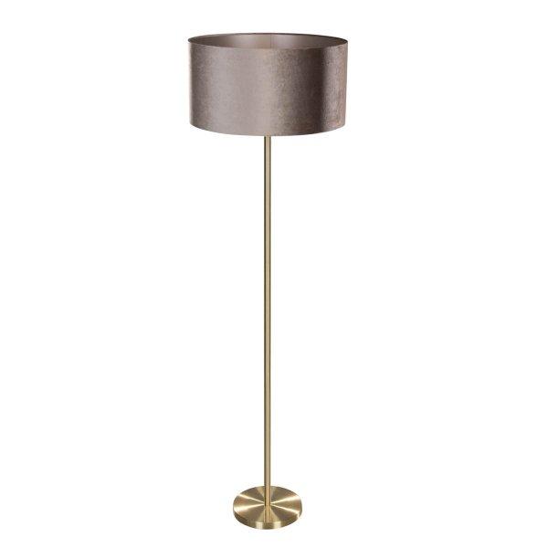 Állólámpa sárgaréz lábbal és taupe bársony lámpabúrával 50 cm -
Simplo