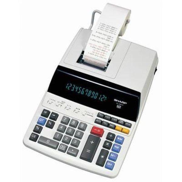 Számológép, szalagos, 12 számjegy, 2 színű nyomtató, SHARP
"EL-2607V"