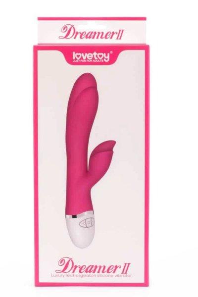  Lovetoy Dreamer II Vibrator Rose Red 