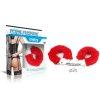  Fetish Pleasure Fluffy Hand Cuffs Red 