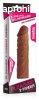  Pleasure X-Tender Penis Sleeve Brown 3 