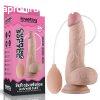  8" Soft Ejaculation Cock With Ball Flesh 