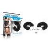  Fetish Pleasure Fluffy Hand Cuffs Black 