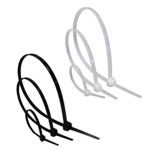 Kötegelő szalag 180x4,8 fekete / fehér 178x4,8
