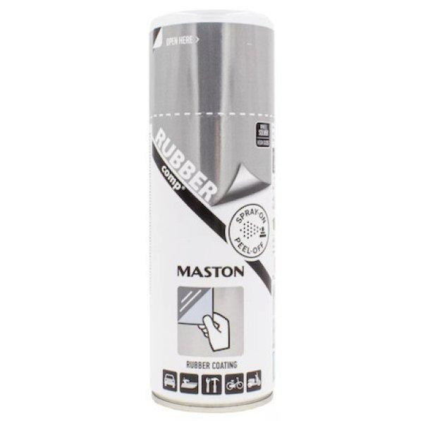 199980 Maston RUBBERcomp Szórható Gumi Spray Fényes Ezüst 400 ml