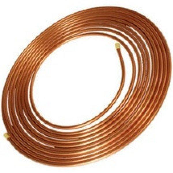 Lágy rézcső 5x1 mm, 5000 cm/tekercs (50 m, 5,5 kg)