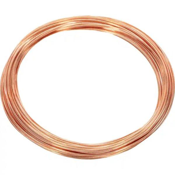 Rézcső 6 mm átmérőjű, 5000 cm/tekercs (50 m, 6,8 kg)