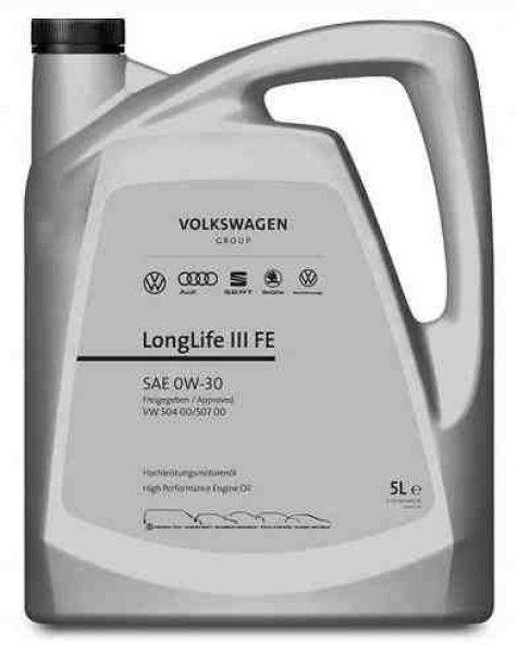 Volkswagen Gyári Motorolaj VW 0W30 5L LL III FE ACEA C3 504.00/507.00 VAG
(motorolaj)