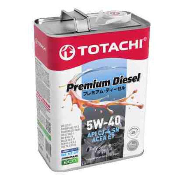 Totachi Premium Diesel 5W40 4L API SN CJ-4 ACEA E9 VDS-4 (motorolaj)