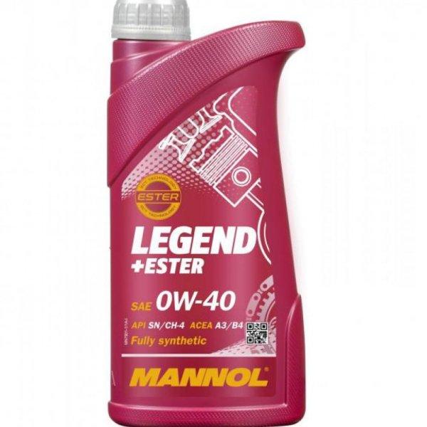 Mannol Legend Ester 0W-40 1L (7901) – Teljesen szintetikus motorolaj