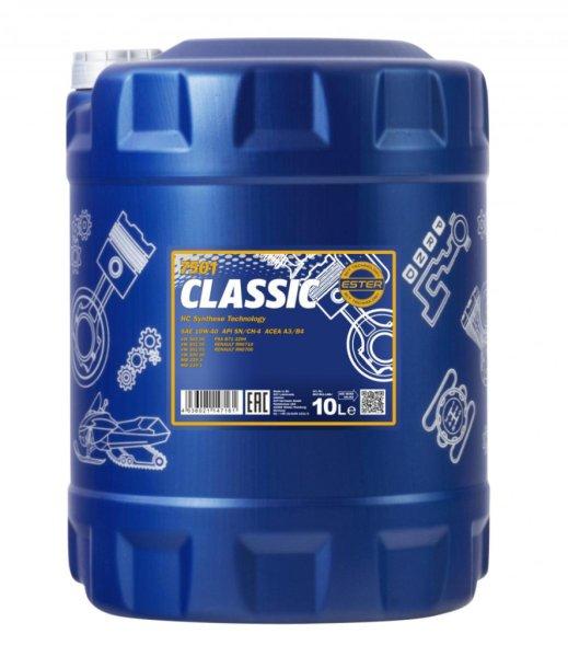 Mannol Classic 10W40 10L 7501 SN/CF A3/B4 RN0700 505.00 229.1 (motorolaj)