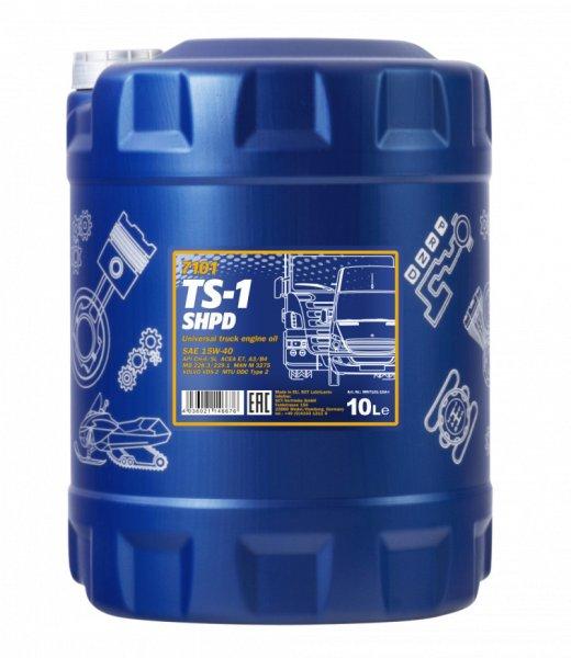 Mannol SHPD TS-1 15W40 10L 7101 API CH-4/SL ACEA E7, A3/B4 MB228.3 229.1
(motorolaj)