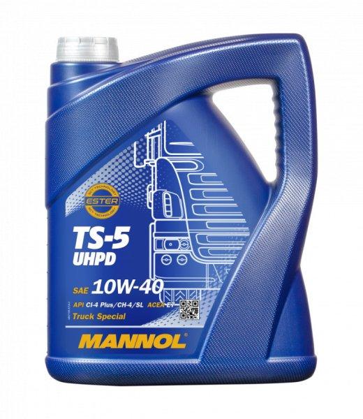 Mannol UHPD TS-5 10W40 5L 7105 Teher olaj ACEA E7 A3/B4 API CI-4 Plus, CI-4,
VDS-3 MAN M3275 (motorolaj)