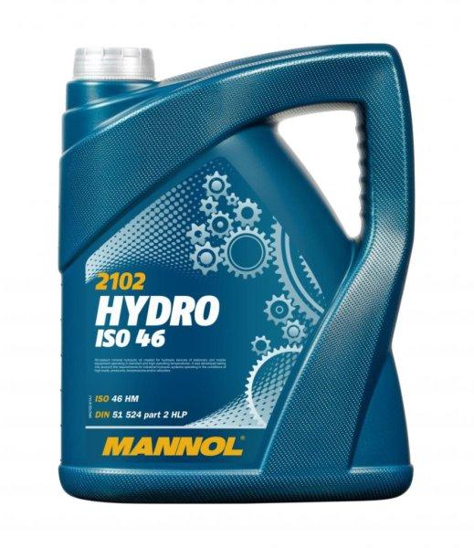 Mannol Hydro ISO 46 5L 2102 Hidraulika olaj DIN 51524 HM HLP (motorolaj)