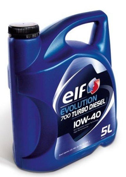 Elf Evolution 700 Turbo Diesel 10W-40 5L A3/B4 SL/CF (motorolaj)